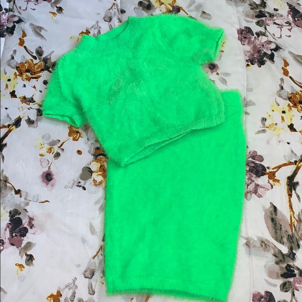 Cozy Neon Green two piece